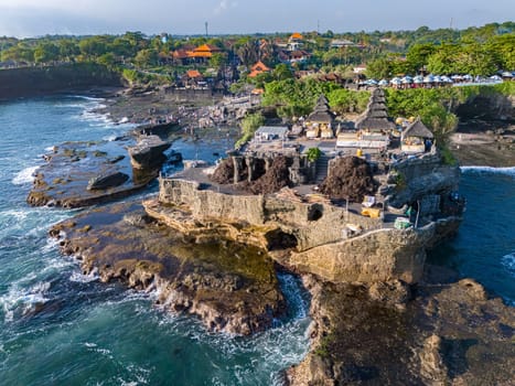 Cliff sea coast at Tanah Lot, Bali, Indonesia
