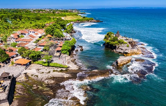 Cliff sea coast at Tanah Lot, Bali, Indonesia