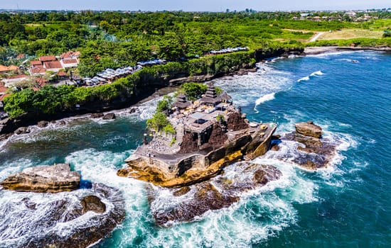Cliff sea coast at Tanah Lot, Bali, Indonesia