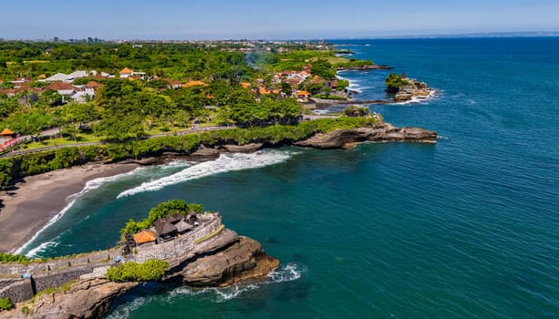 Cliff sea coast at Tanah Lot, Bali, Indonesia