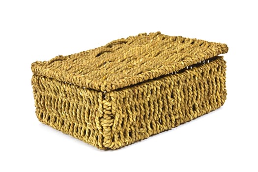 Woven from natural materials box for home use