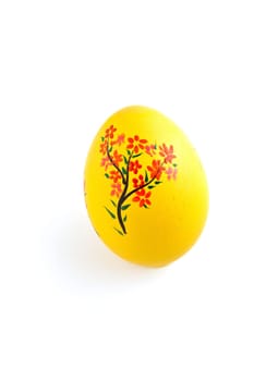 Hand painted colorful decorated egg for Easter