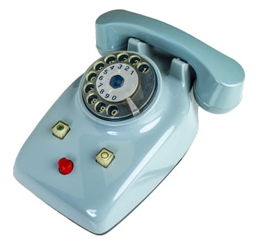 vintage rotary phone, nostalgia isolated transparent background