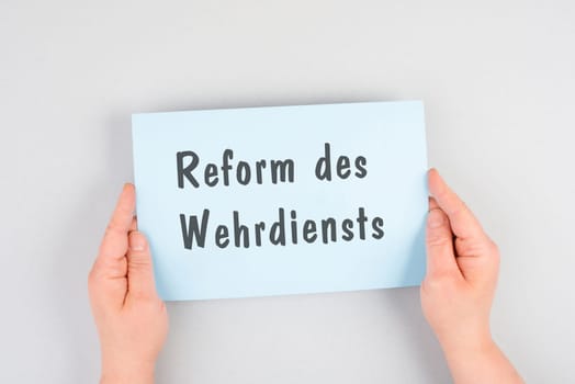 Reform of the conscription, german language, military army service, armed forces in Germany, recruiting soldiers