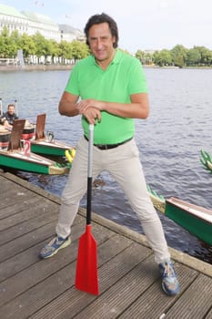 Christian Schenk,Dragon Boat Race of the Michael Stich Foundation,Alsterpavillion Hamburg,14.06.2024