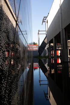 Le Fonds Belval Esch sur Alzette, center of the Luxembourg iron and steel industry, smelting works and blast furnace mixed with modern architecture, 10.06.2024