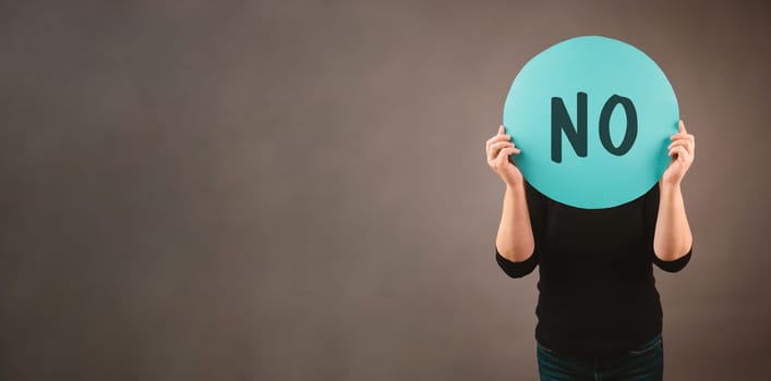 Women rights, domestic violence, abused woman, international awareness for victims and survivors of oppression, say no