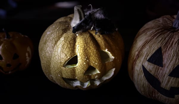 Detail for a typical Halloween trick or treat party