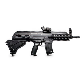 F2000 tactical assault rifle isolated on white AI generated image