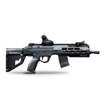 F2000 tactical assault rifle isolated on white AI generated image