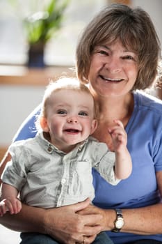 Grandma and grandson