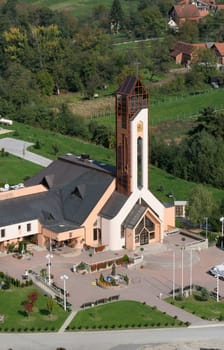 Saint Anthony of Padua parish church in Sesvetska Sela, Croatia