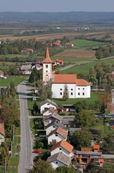 Parish Church of Saint Michael the Archangel in Ludina, Croatia