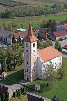 Parish Church of Saint Michael the Archangel in Ludina, Croatia
