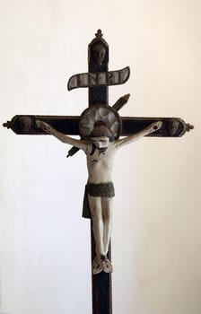 Jesus on the cross, Church of Our Lady of Health in Jadruhi, Croatia