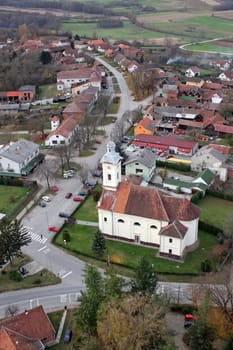 Church of Saint John the Baptist in Ivanska, Croatia