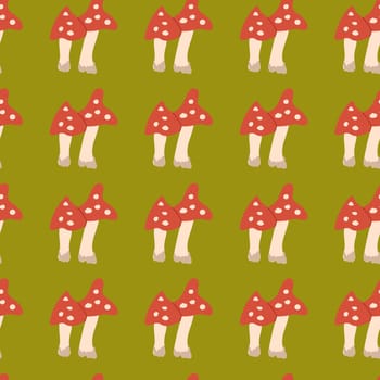 Fall thanksgiving pattern with autumn leaves and plants, animals. Cute fabric design. Thanksgiving day seamless background in traditional colors for clothes, textile, wrapping papers. Cute elements.