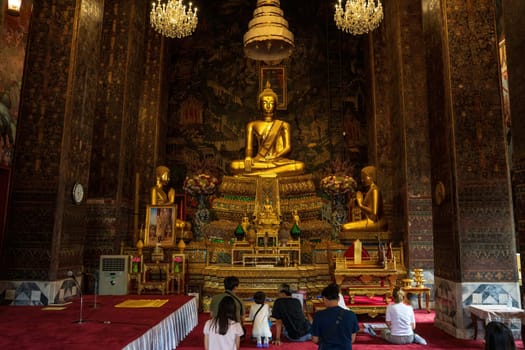 Phra Phuttha Dhamma Wichet Sasada is the principal Buddha image of Wat Prayurawongsawas Warawihan in Bangkok, Thailand. A place everyone in every religion can visit.