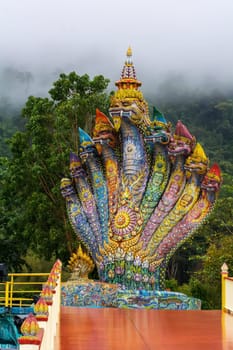 One landmark of Wat Pahuaylad in province Loei, Thailand. A place everyone in every religion can be viewed.