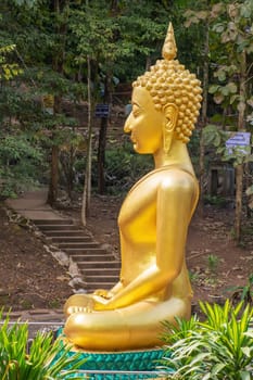 One landmark of Wat Pahuaylad in province Loei, Thailand. A place everyone in every religion can be viewed.