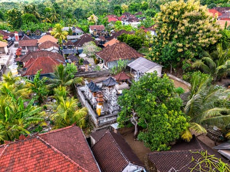 Village of Pejukutan on Nusa Penida Island, in Klungkung Regency, Indonesia