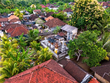 Village of Pejukutan on Nusa Penida Island, in Klungkung Regency, Indonesia