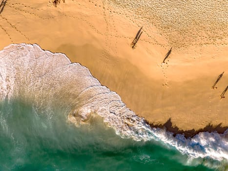 Airview of Kelingking Beach on Nusa Penida Island, Indonesia