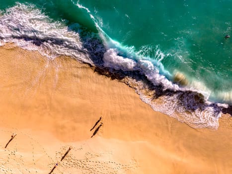 Airview of Kelingking Beach on Nusa Penida Island, Indonesia