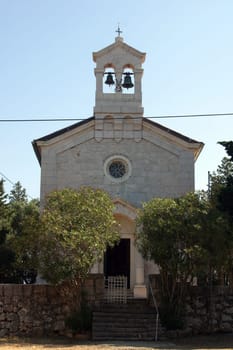 Parish church of Saint Jerome in Lun, island of Pag, Croatia