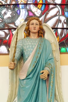 St. Michael the Archangel, statue in the parish church of St. Michael the Archangel in Mihovljan, Croatia