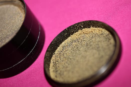 Pure cannabis crystals close up medical grinder thc marihuana modern high quality big size instant stock photography prints