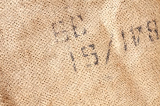 Jute sackcloth texture