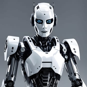 futuristic future humanoid robots in series production