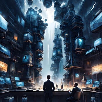 futuristic future humanoid robots in series production