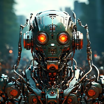 futuristic future humanoid robots in series production