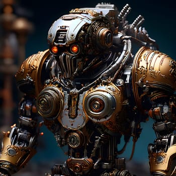 futuristic future humanoid robots in series production