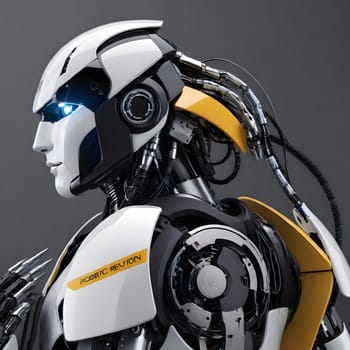 futuristic future humanoid robots in series production