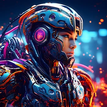 futuristic future humanoid robots in series production