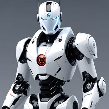 futuristic future humanoid robots in series production
