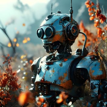 futuristic future humanoid robots in series production