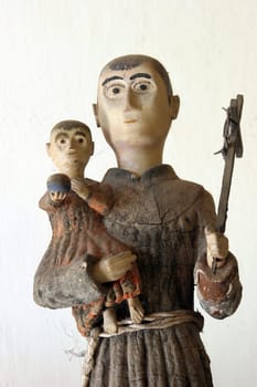 Statue of Saint in the Church of Our Lady of Health in Jadruhi, Croatia