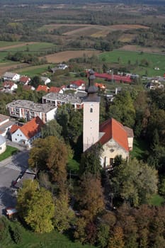 Parish Church of Exaltation of the Holy Cross in Kriz, Croatia