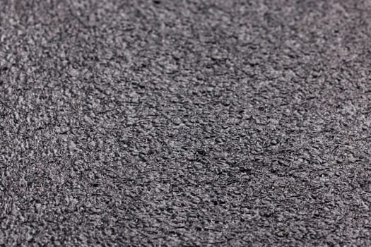 Black high-impact closed-cell polyethylene black foam closeup full-frame view. Specifically designed packing material.
