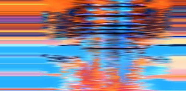 Trendy glitch pattern on dark background. Abstract vector geometric elements