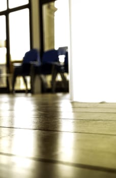 Detail of modern office in a city building