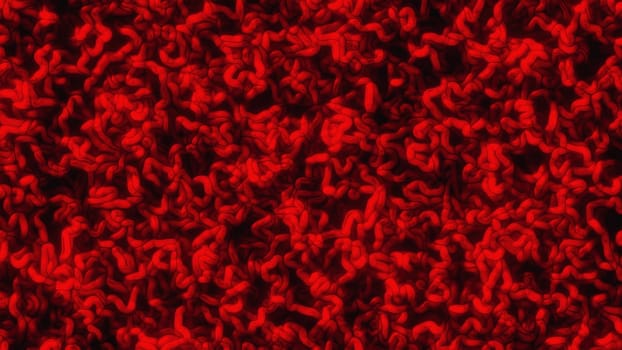 Abstract glass worms. Computer generated 3d render