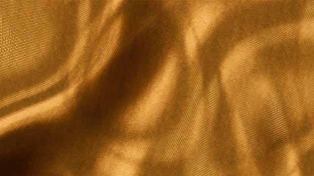Bronze wave. Computer generated 3d render