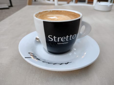 A delicious espresso is simply a must when strolling through the city or by the sea in Croatia  Theme picture Croatia / Hrvatska / Croatia 2024