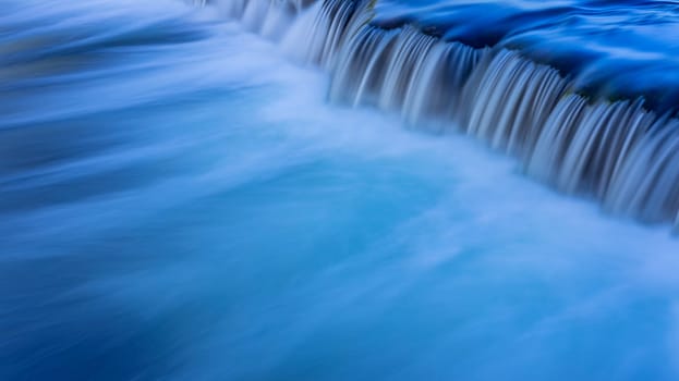 River waterfall in Adafufe, Cavado river, Braga. Portugal