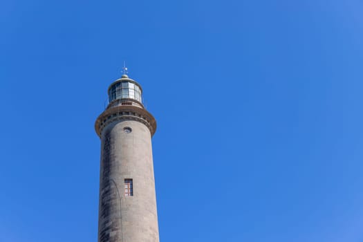 The Maspalomas Lighthouse in Gran Canaria. Canary Islands.This highest lighthouse on the island,a landmark in this important tourist destination
